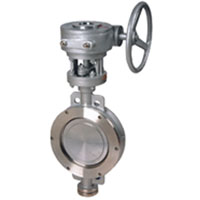 Hard seal butterfly valve,wafer type,flanged joint,ASME B16.10
