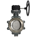 High Performance Cast Steel Butterfly Valve,Lug Type,740 PSI